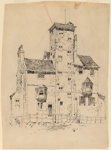 Norman Structure, 1885. Creator: Frederick Childe Hassam