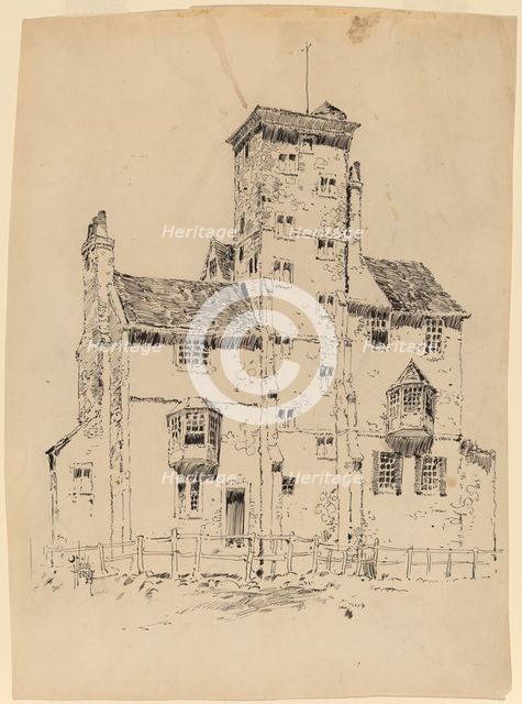 Norman Structure, 1885. Creator: Frederick Childe Hassam.