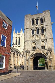 Norman Tower and Gatehouse, Bury St Edmunds, England