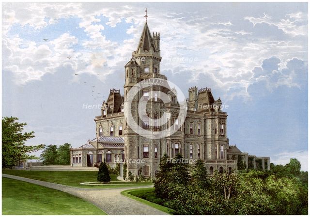Normanhurst, Sussex, home of the Brassey family, c1880. Artist: Unknown