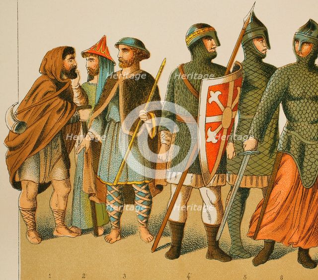 Normans, 1000-1100, (1884).  Creator: Unknown.