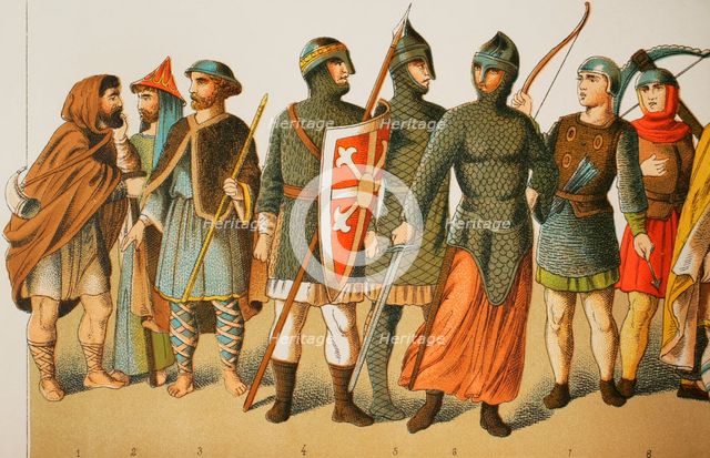 Normans, 1000-1100, (1884).  Creator: Unknown.