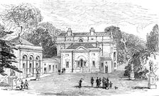 Normanton Park, Rutlandshire - view on the lawn, 1881. Creator: Unknown