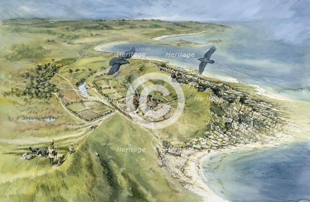 Nornour, Isle of Scilly, 500BC, (c1990-2010). Artist: Peter Dunn.