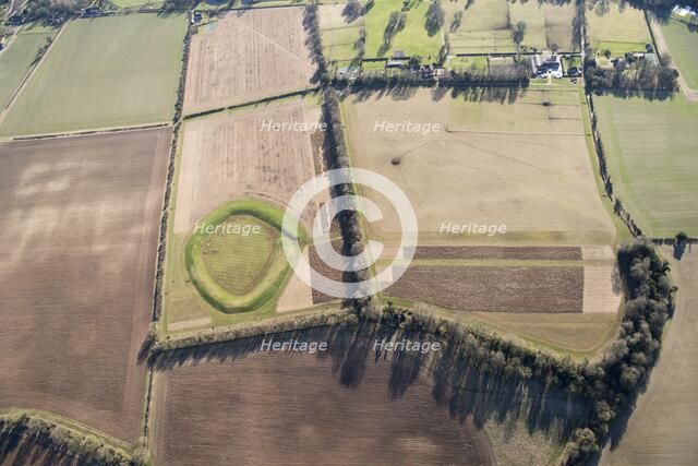 Norsebury Ring univallate Iron Age hillfort, Hampshire, 2018. Creator: Historic England Staff Photographer.