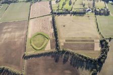 Norsebury Ring univallate Iron Age hillfort, Hampshire, 2018. Creator: Historic England Staff Photographer