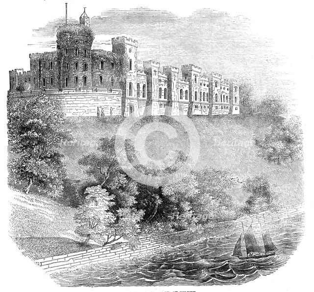Norris Castle, Isle of Wight, 1844. Creator: Unknown.