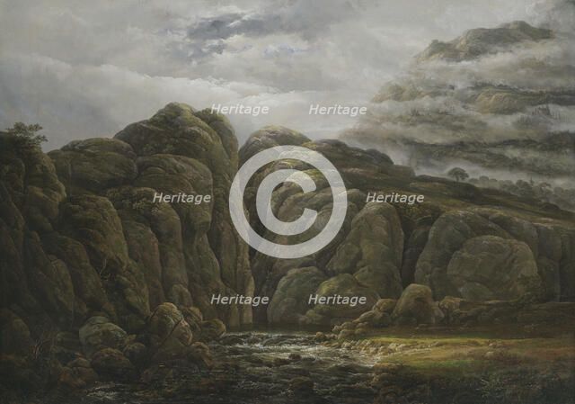 Norwegian Mountain Landscape, 1819. Creator: Johan Christian Dahl.