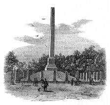 Norwegian National Obelisk at Haugesund, 1872. Creator: Unknown