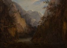 Norwegian Fell Landscape, 1845. Creator: Pehr Gustaf von Heideken