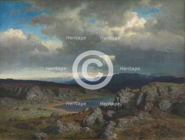 Norwegian Highlands, 1857. Creator: Hans Gude.