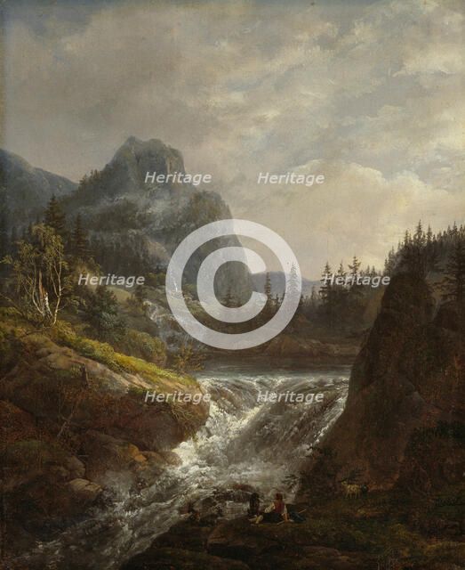 Norwegian Landscape, 1822. Creator: Johan Christian Dahl.