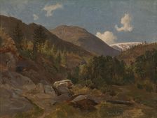 Norwegian Landscape, 1843. Creator: Hermann Kauffmann I
