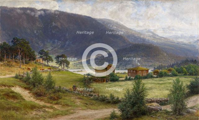 Norwegian Landscape, 1897. Creator: Berndt Lindholm.