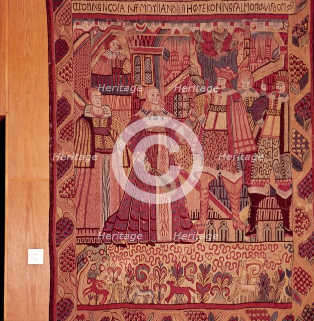 Norwegian Tapestry from Gudbrandsdal, dated 1620s Artist: Unknown.