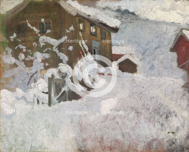 Norwegian Winter, probably 1896. Creator: Frits Thaulow.