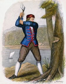 Norwegian Woodcutter 1809.Artist: W Dickes