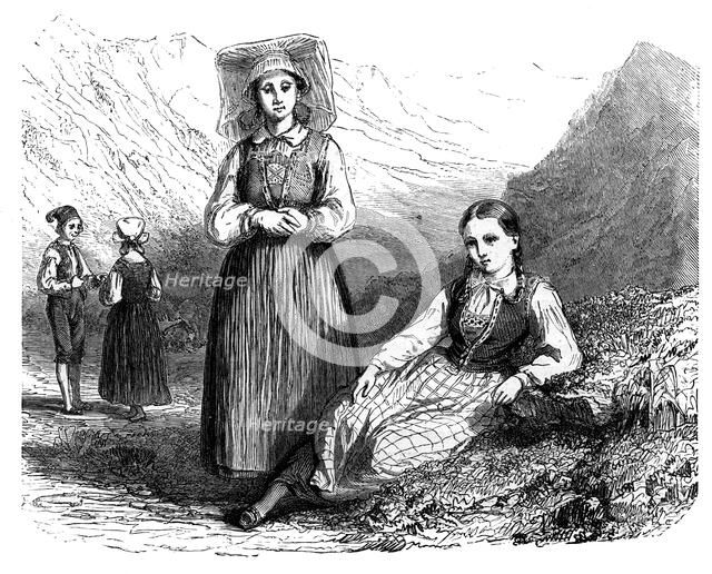 'Norwegians of the Lovardalsskard', c1890. Artist: Unknown