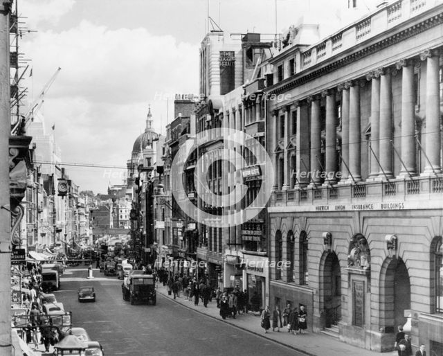 Norwich Union Insurance Building, Fleet Street, London, c1955. Creator: Arthur Charles Kirby Ware.