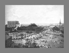Norwich: Castle,Cattle Market, and Cathedral, c1900. Artist: William Lewis Shrubsole