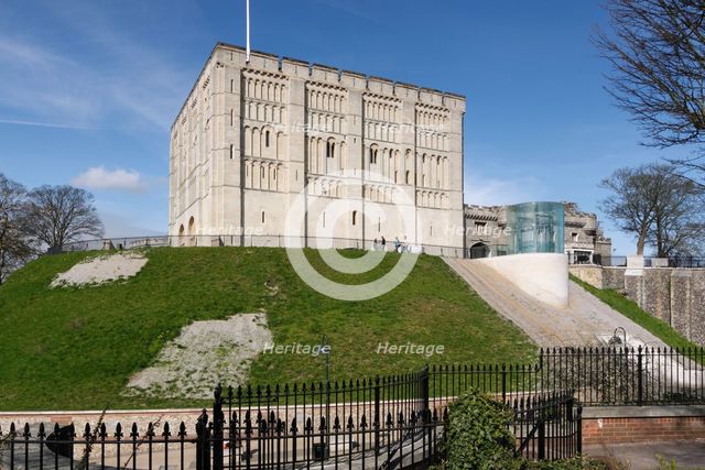 Norwich Castle, Norfolk, 2010. Creator: Peter Thompson.