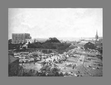 Norwich: Castle,Cattle Market, and Cathedral, c1900. Artist: William Lewis Shrubsole