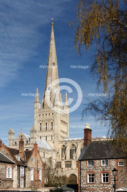 Norwich Cathedral, Norfolk, 2010. Creator: Peter Thompson.
