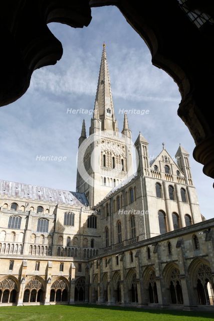 Norwich Cathedral, Norfolk, 2010. Creator: Peter Thompson.