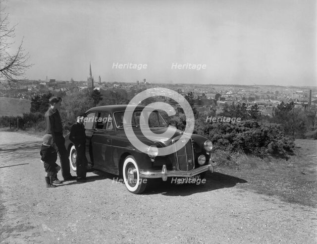 Norwich from Mousehold Heath, Norfolk, c1955. Creator: Arthur Charles Kirby Ware.