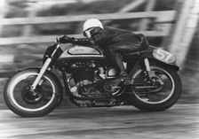 Norton 1950 Isle of Man Tourist Trophy race. Creator: Unknown