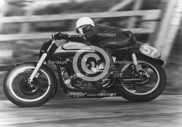 Norton 1950 Isle of Man Tourist Trophy race. Creator: Unknown.