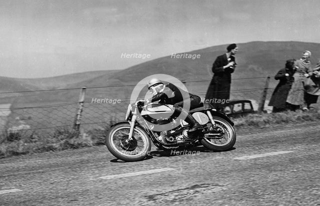 Norton, Geoff Duke, 1951 Isle of Man Tourist Tropy Race. Creator: Unknown.