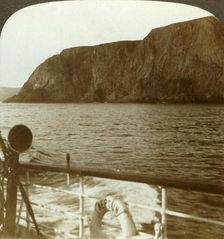 North Cape - from the west - land of the Midnight Sun, near midnight, N. Norway c1905. Creator: Unknown