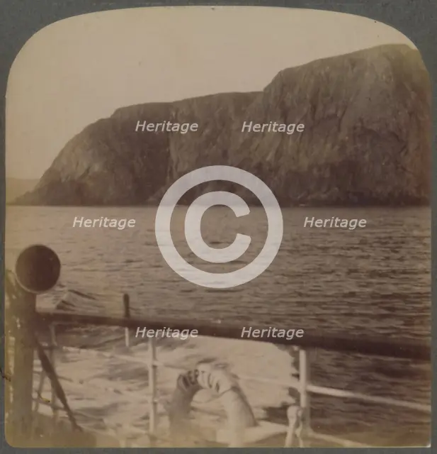 'North Cape - from the west - land of the Midnight Sun...Northern Norway', 1902.  Creator: Underwood & Underwood.
