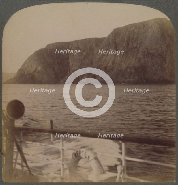 'North Cape - from the west - land of the Midnight Sun...Northern Norway', 1902.  Creator: Underwood & Underwood.