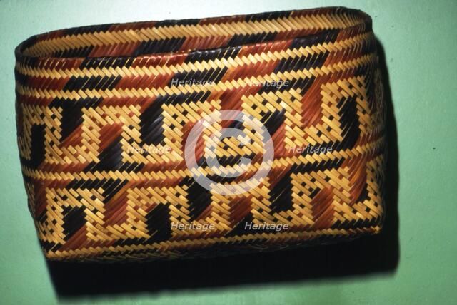 North American Chitimacka Indian Basket. Artist: Unknown.