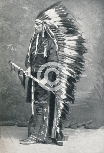 North American Indian, 1912. Artist: Elliott & Fry.