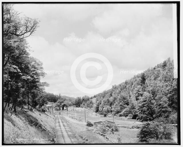 North above Gasset's i.e. Gassetts, Vt., between 1900 and 1906. Creator: Unknown.