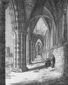 North Aisle Whitby Abbey, c1880, (1897). Artist: Alexander Francis Lydon