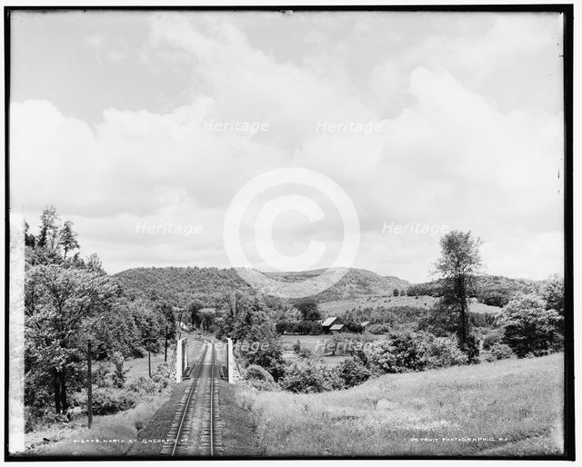 North at Gasset's, [sic] Vt., between 1900 and 1906. Creator: Unknown.