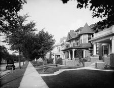North boulevard residences, Detroit, Mich., c1908. Creator: Unknown