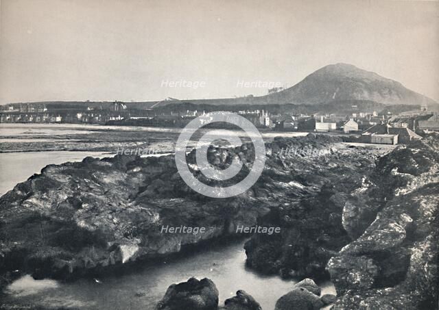 'North Berwick - From the Rocks, Showing North Berwick Law', 1895. Artist: Unknown.