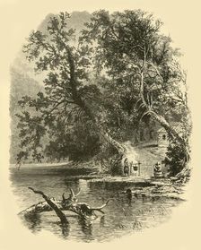 North Branch of the Susquehanna, at Hunlocks 1874. Creator: Frederick William Quartley