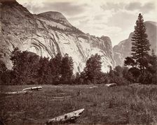 North Dome, 3,725 feet, Yosemite, ca. 1872, printed ca. 1876. Creator: Attributed to Carleton E. Watkins