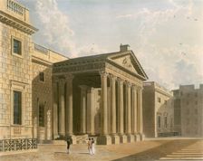 North entrance of the Carlton House, Westminster, London. Creator: Unknown