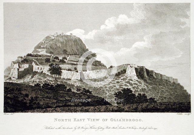 North East View of Oliahdroog, 1794. Creator: Robert Home.