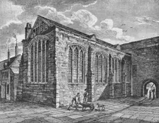 North-east view of the Chapel of the Holy Trinity, Leadenhall, City of London, c1825 (1906). Artist: Thomas Dale