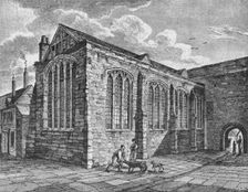 North-east view of the Chapel of the Holy Trinity, Leadenhall, City of London, c1825 (1906). Artist: Thomas Dale