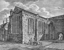 North-east view of the Chapel of the Holy Trinity, Leadenhall, City of London, c1825 (1906). Artist: Thomas Dale