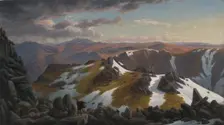 North-east View from the Northern Top of Mount Kosciusko, 1863. Artist: Guerard, Eugene von (1811-1901)